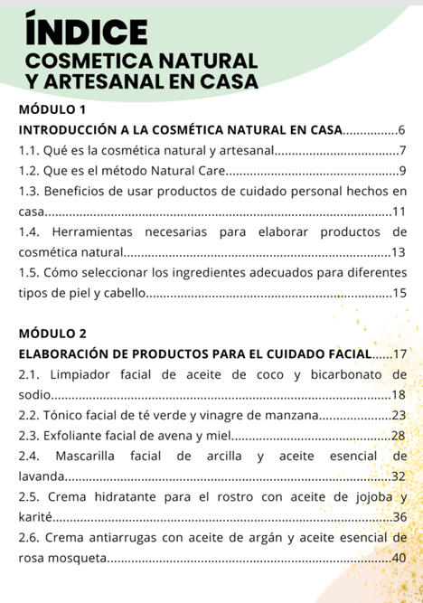 Guía Digital: Cosmética Orgánica paso a paso, Belleza Natural.