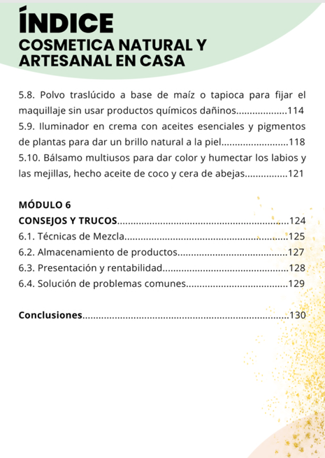 Guía Digital: Cosmética Orgánica paso a paso, Belleza Natural.