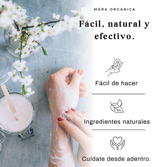 Guía Digital: Cosmética Orgánica paso a paso, Belleza Natural.