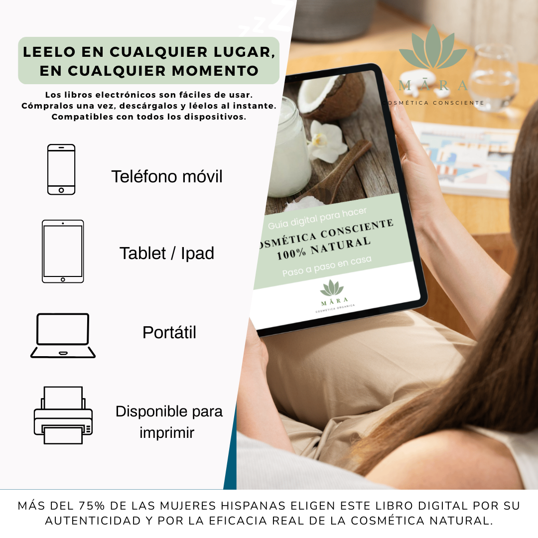 Guía Digital: Cosmética Orgánica paso a paso, Belleza Natural.