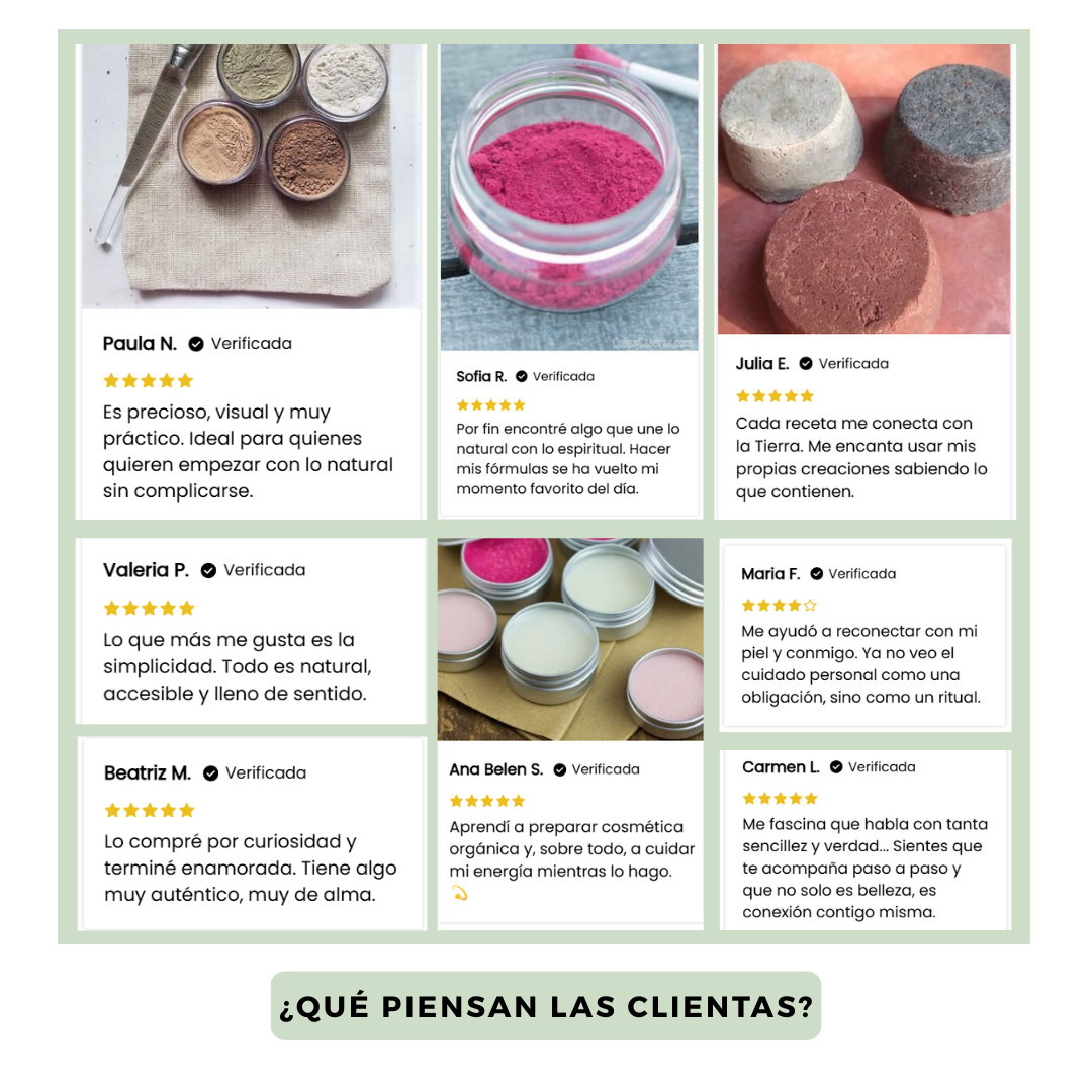 Guía Digital: Cosmética Orgánica paso a paso, Belleza Natural.